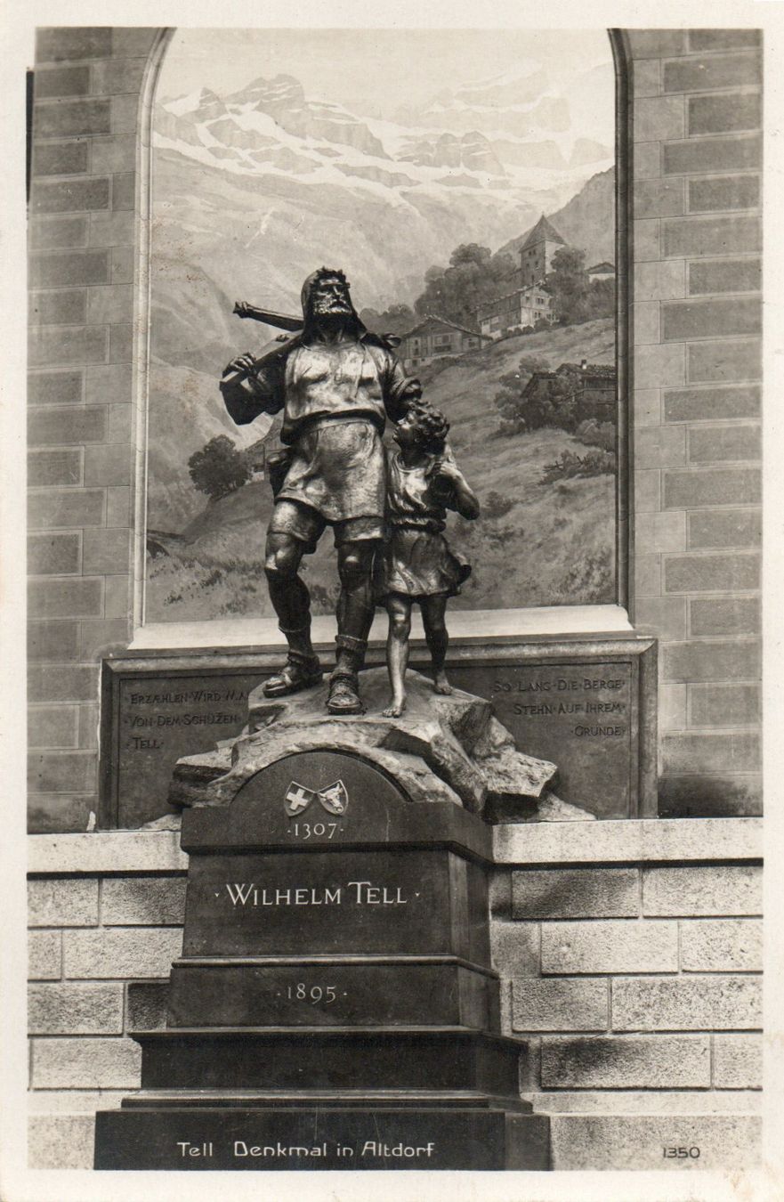 Cartoline postali: Altdorf - Tell Denkmal – Usato da Melano venduto da pisonsdro