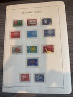 Briefmarken Schweiz, Sammlung aus den 1960/1961