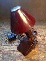 Art Deco Bakelit Pilz Klemm Lampe