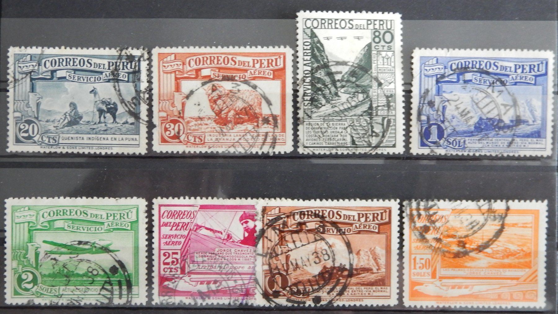 Tutti i francobolli: Peru Lot mit alten Werten I – Usato da Zürich venduto da Muehlekauf