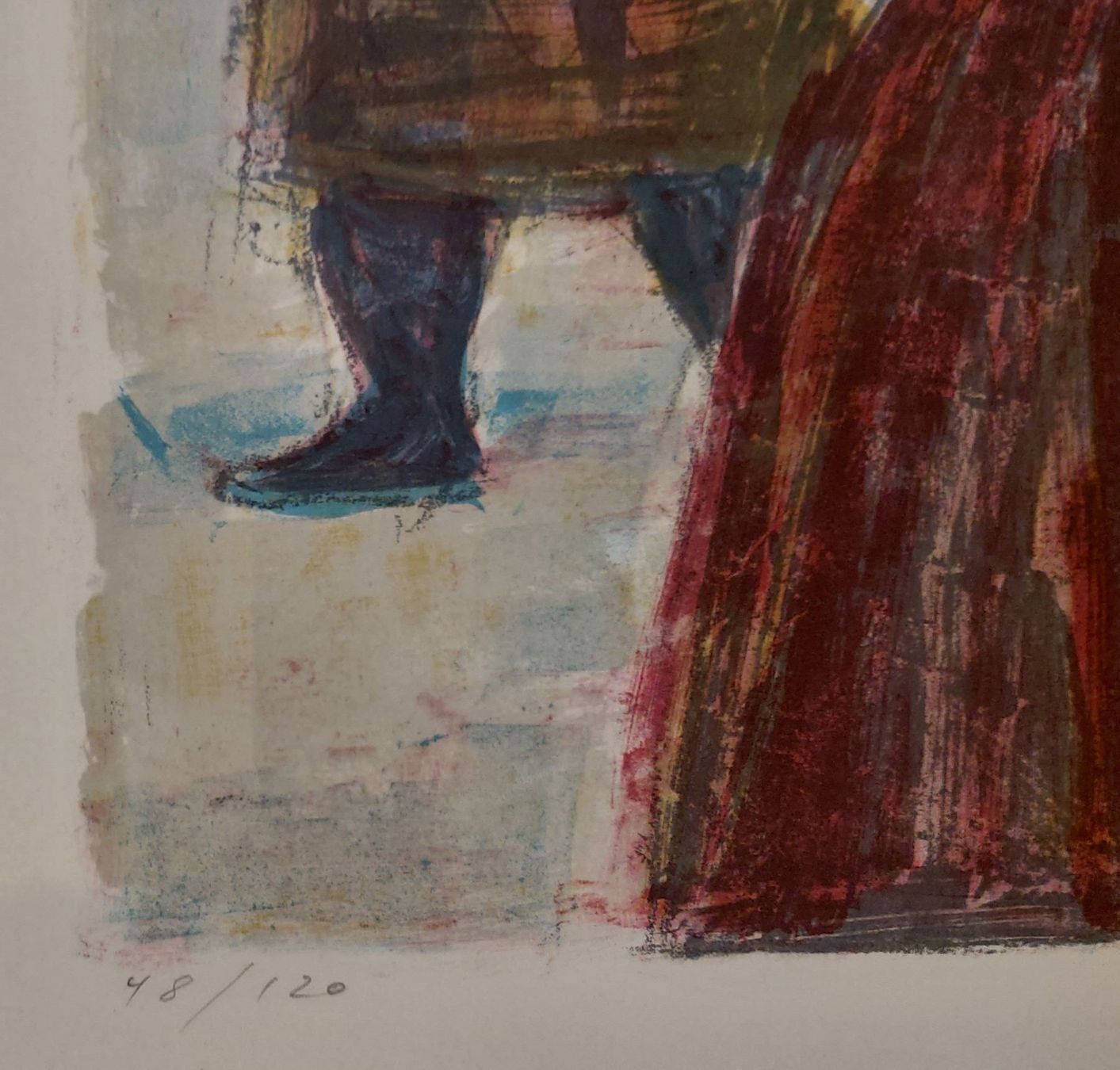 Grafica & Litografie: Lithographie v. August Frey (1912-1998) – Usato da Elgg venduto da cuendetkunst 2