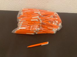 Kugelschreiber aus Kunststoff, 200 Stück, orange