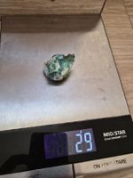Pierre naturelle brute 29g 5cm Azurite malachite
