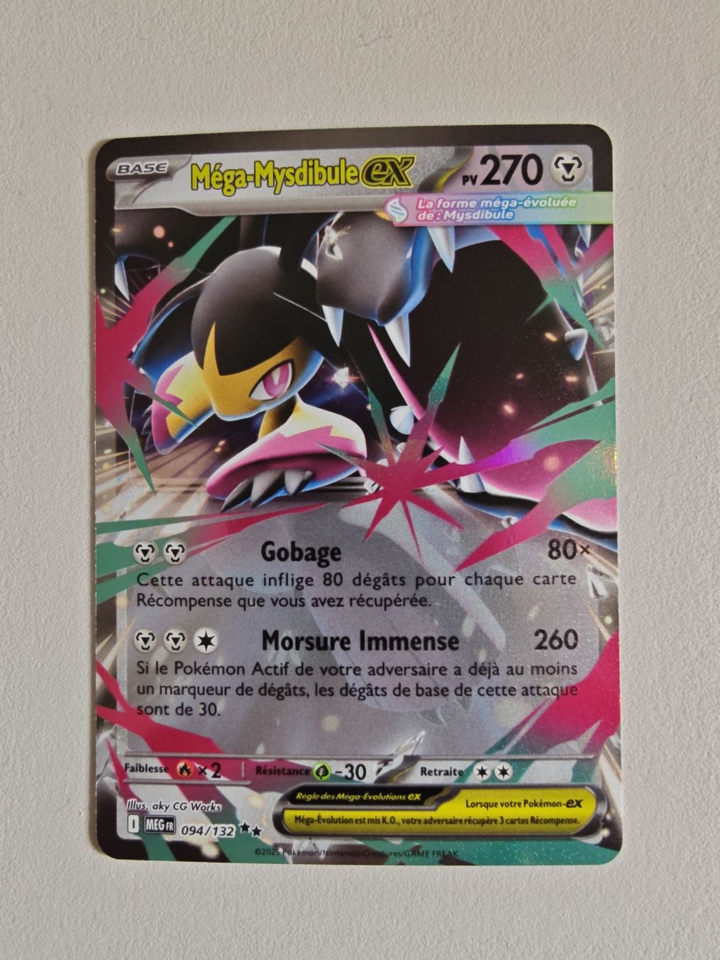 Pokémon Carte collezionabili: Méga-Mysdibule ex (094/132) Méga-Evolution - MEG fr – Usato da Cormondreche venduto da pajojo