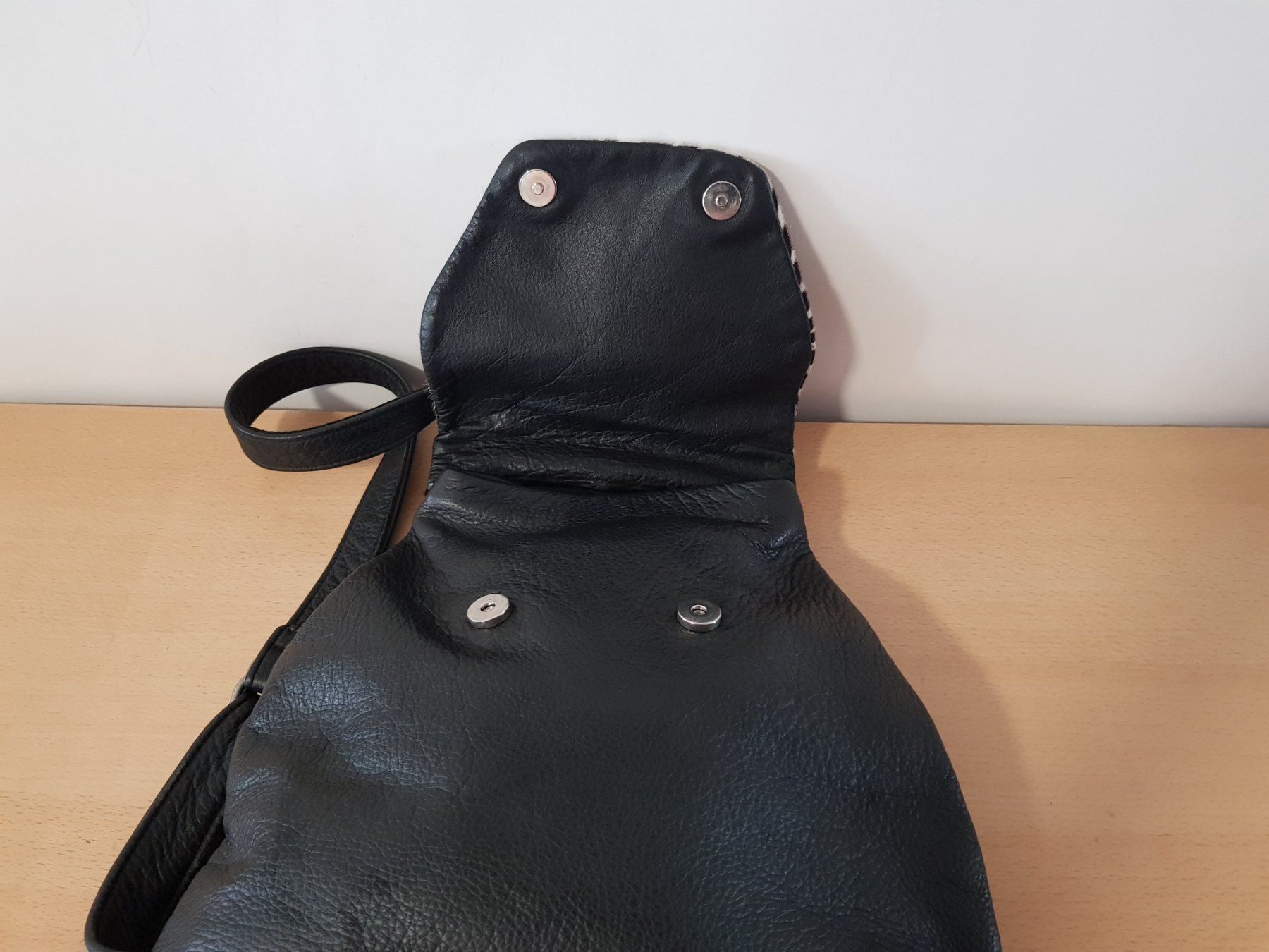 Rucksäcke: Lederrucksack mit Echtfell – Gebraucht aus Basel von Birs868 5