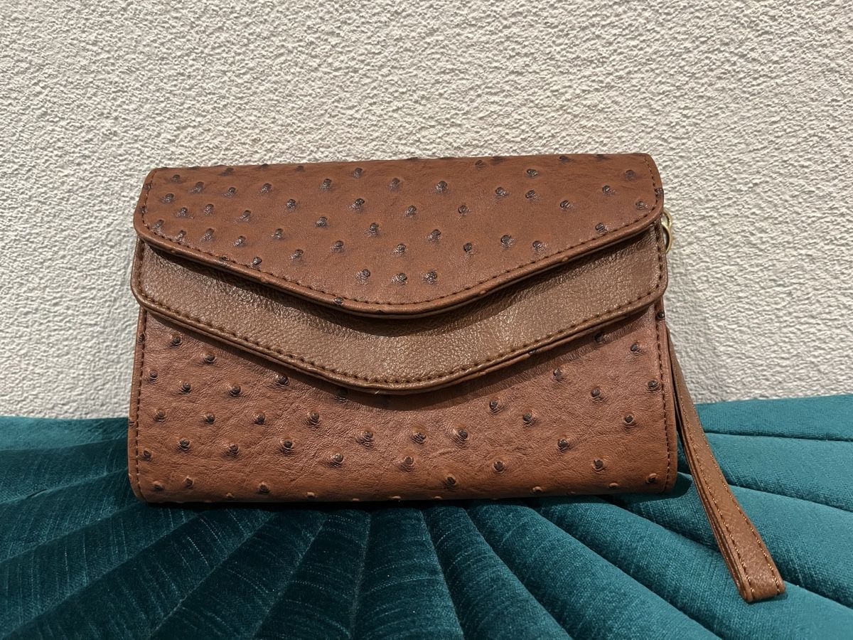 Zebra Borse da donna: Tasche Clutch braun / gold Zebra – Nuovo (secondo la descrizione) da Amlikon-Bissegg venduto da Rahelbr5 1