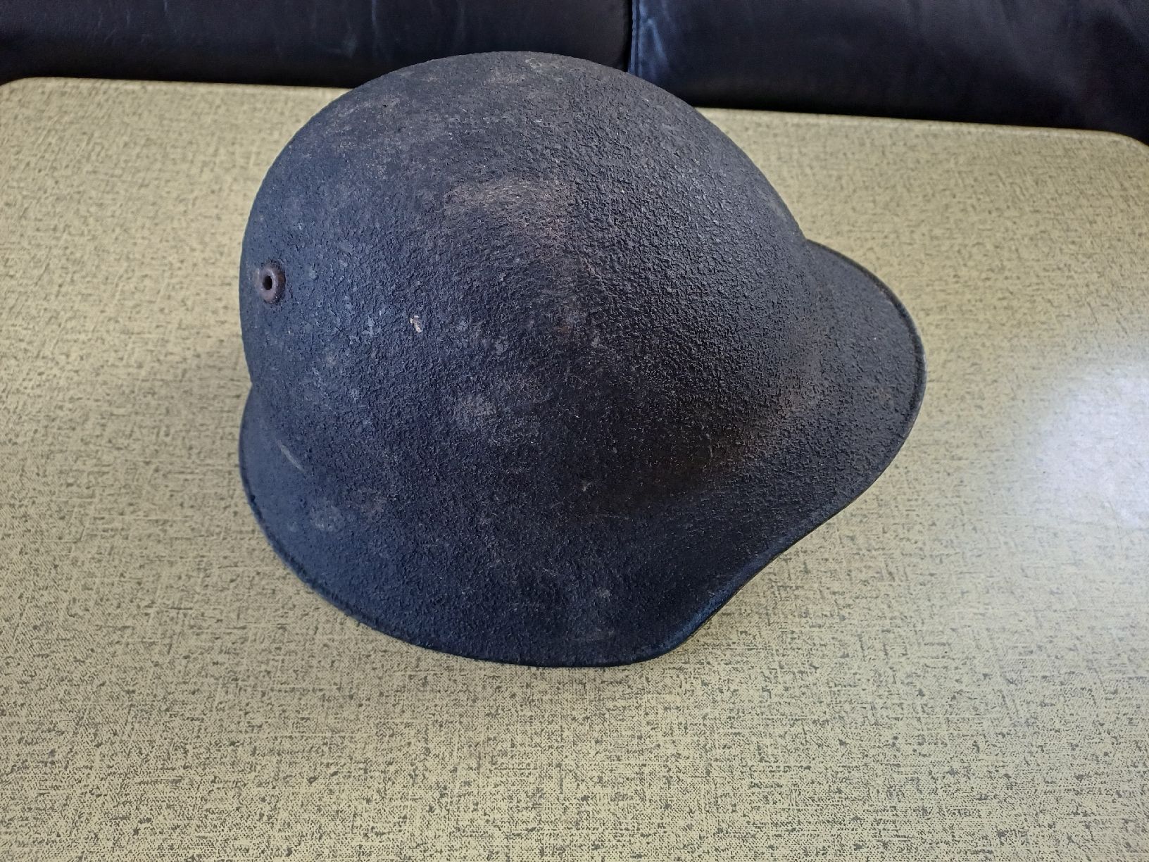 Schweizer Armee Uniformen & Effekten: Schweizer Stahlhelm Modell 18 mit Lederfutter gebraucht – Gebraucht aus Ebersecken von Napf08 1
