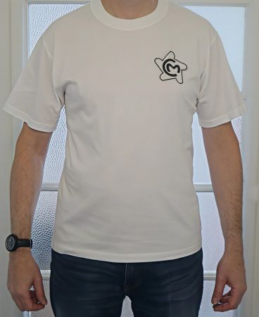 T-Shirt Curta weiss - 100% Baumwolle - Grösse M