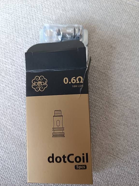Sonstige Tabakwaren: Vape dotCoil 5pcs 0.6Ohm – Neu und originalverpackt aus Biel/Bienne von Micp 1