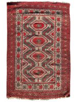 Tapis BELOUTCH Afghan noué main laine 1960. 150x95 cm