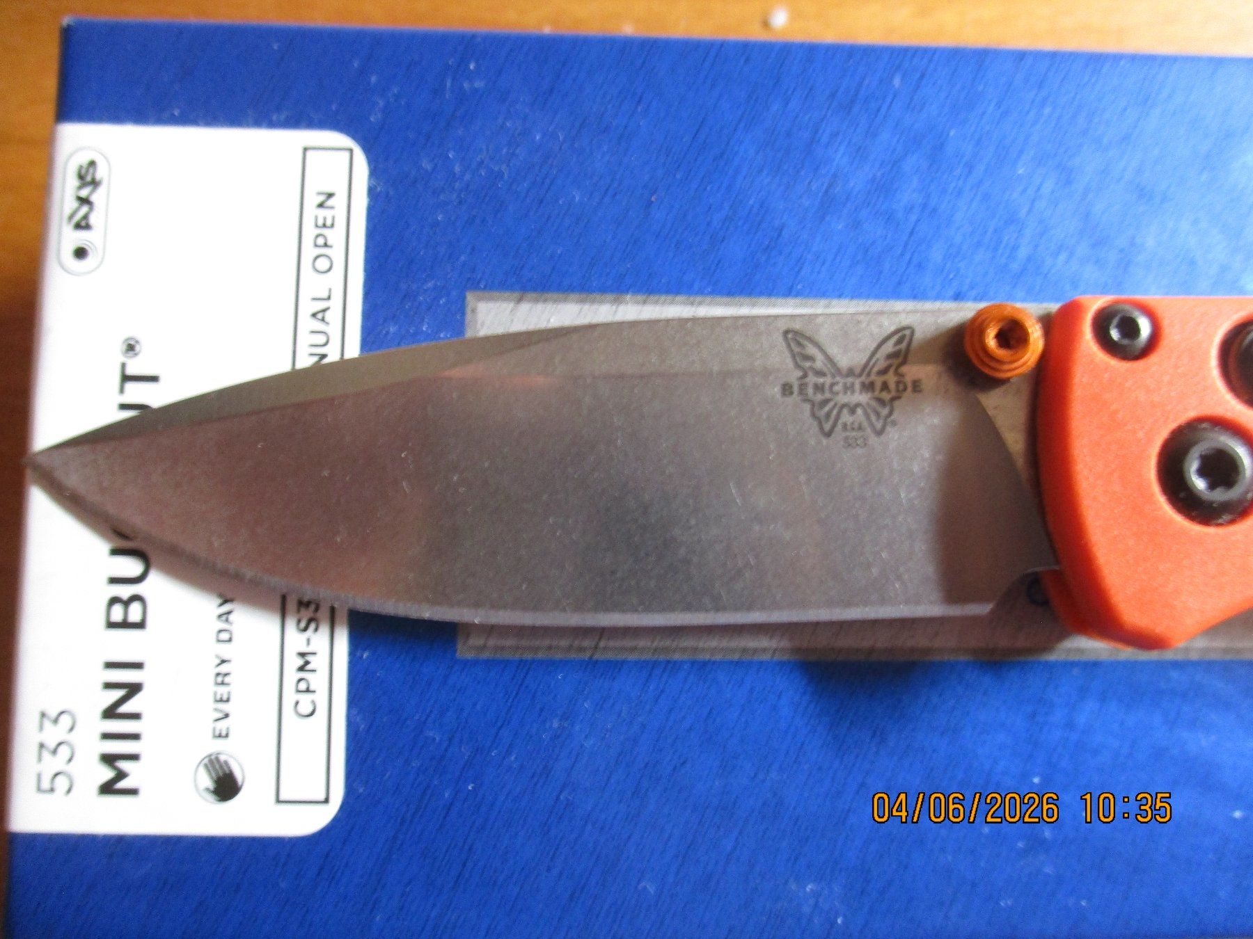 Benchmade Taschenmesser: Benchmade - Mini Bugout Mesa Orange – Gebraucht aus Solothurn von Merschweinchen 2