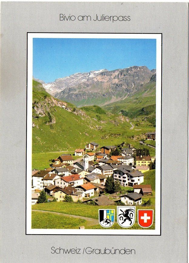 Cartes postales: BIVIO am Julierpass – D'occasion à Jona par philajona