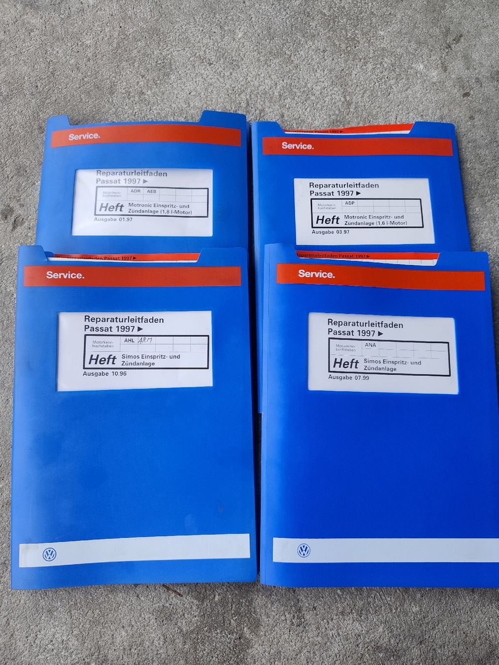 Bücher: Werkstatthandbücher VW Passat 1997 – Gebraucht aus Rebstein von andi322 2
