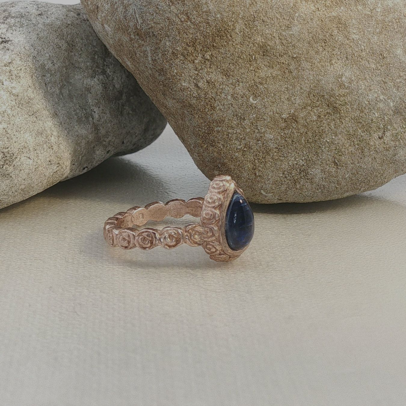 Olga Ribler Bagues: Iolith Ring Silber filigran elegant Grösse 48 – Neuf (Voir description) à Luzern par Schmuckoutlet 6
