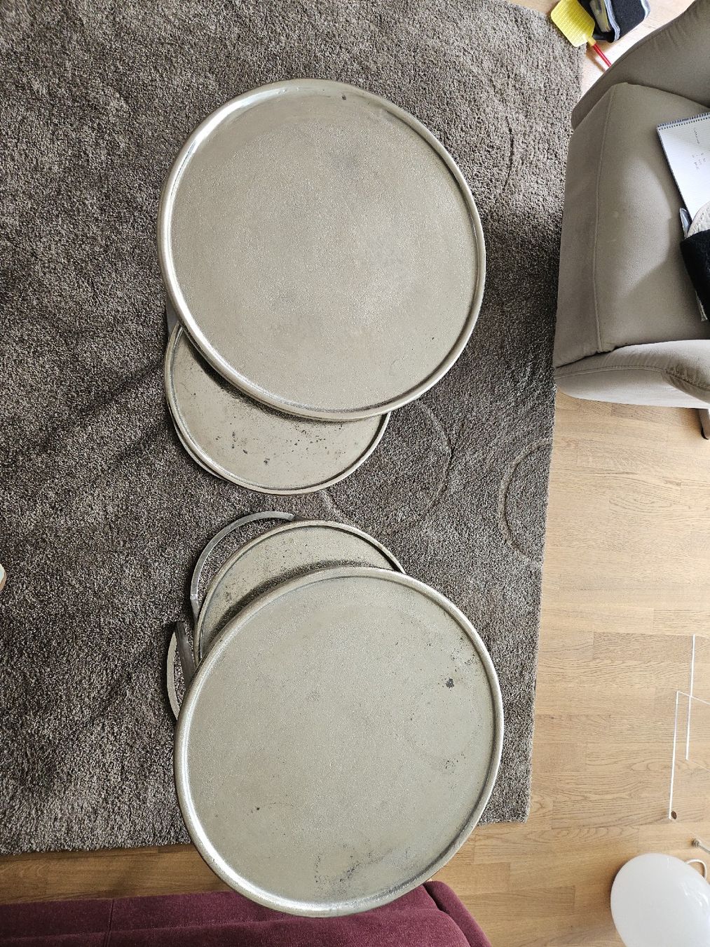 Set di tavolo e panche: Beistelltische 4er Set – Usato da Wettingen venduto da Tana07 2