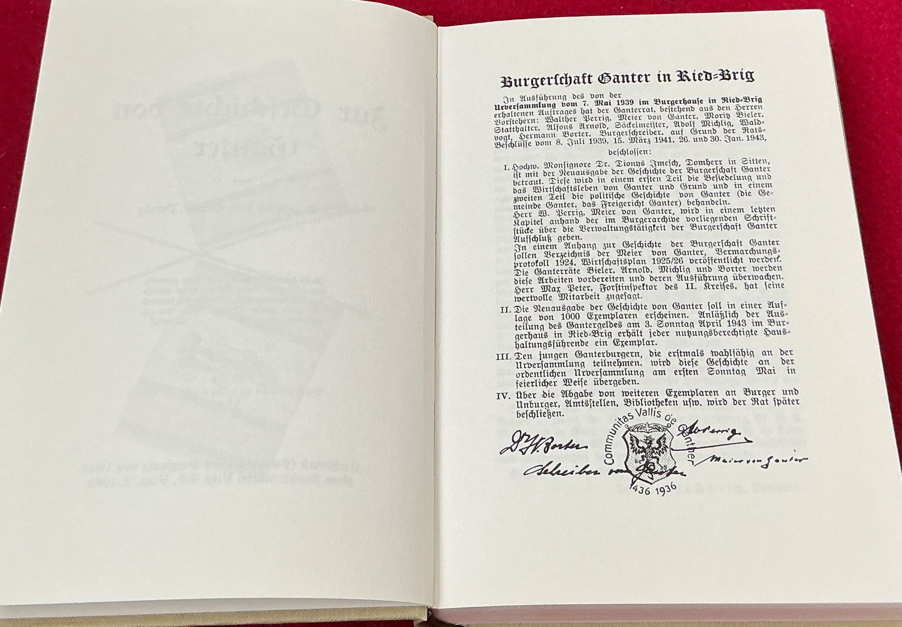 Libri: Geschichte von Ganter - D. Imesch/W. Perrig – Usato da Crans-Montana venduto da plainemorte 4