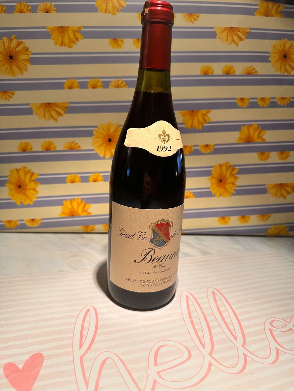 Vino: Grand Vin de Bourgogne Beaune 1992 – Nuovo (secondo la descrizione) da Regensdorf venduto da KalleButz 1