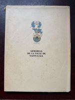 Livre : Armorial de la ville de Saint-Gall (1952)