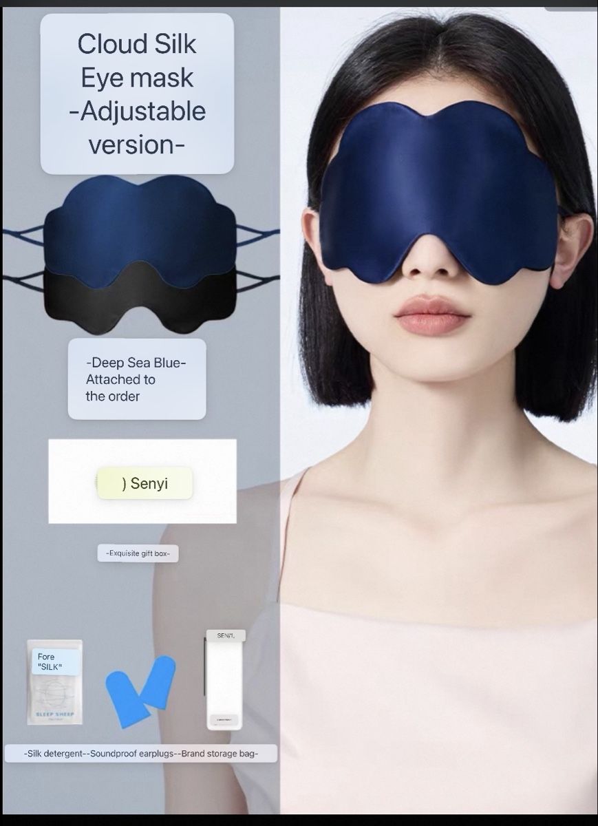 Maschere: New Cloud Silk Eye Mask double sided with gift bag – Nuovo e nell'imballaggio originale da Basel venduto da 550_ckp6 2
