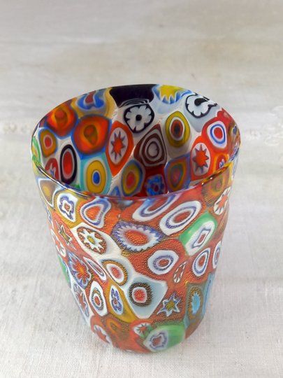 Murano Gläser: Murano Verre à eau multicolore – Gebraucht aus Ponts-de-Martel von Henri-Louis 1