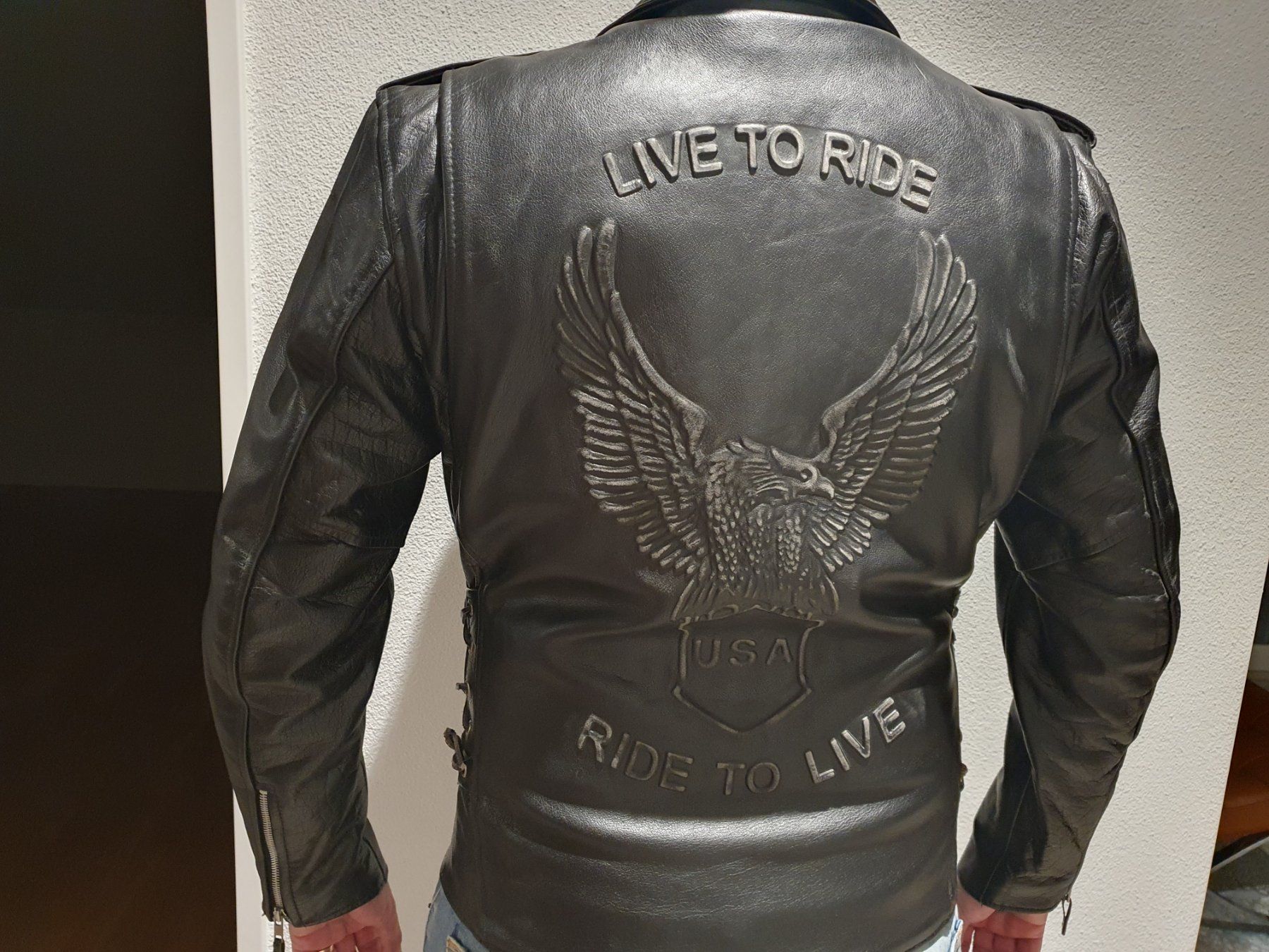 Giacche: Herren Motorradlederjacke schwarz – Nuovo (secondo la descrizione) da Wettingen venduto da __Dom__ 8