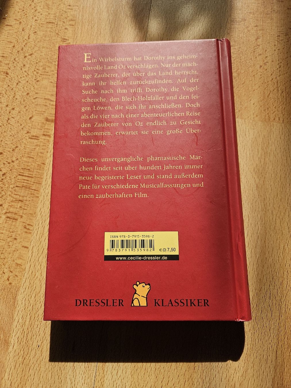 Libri: Der Zauberer von Oz - Kinderbuch – Usato da Ebikon venduto da SecondChance_byM 2