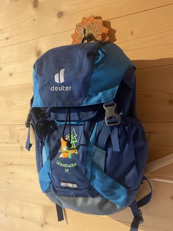 Deuter Rucksack Wald fuchs 14 Kinderrucksack blau gut erhalt