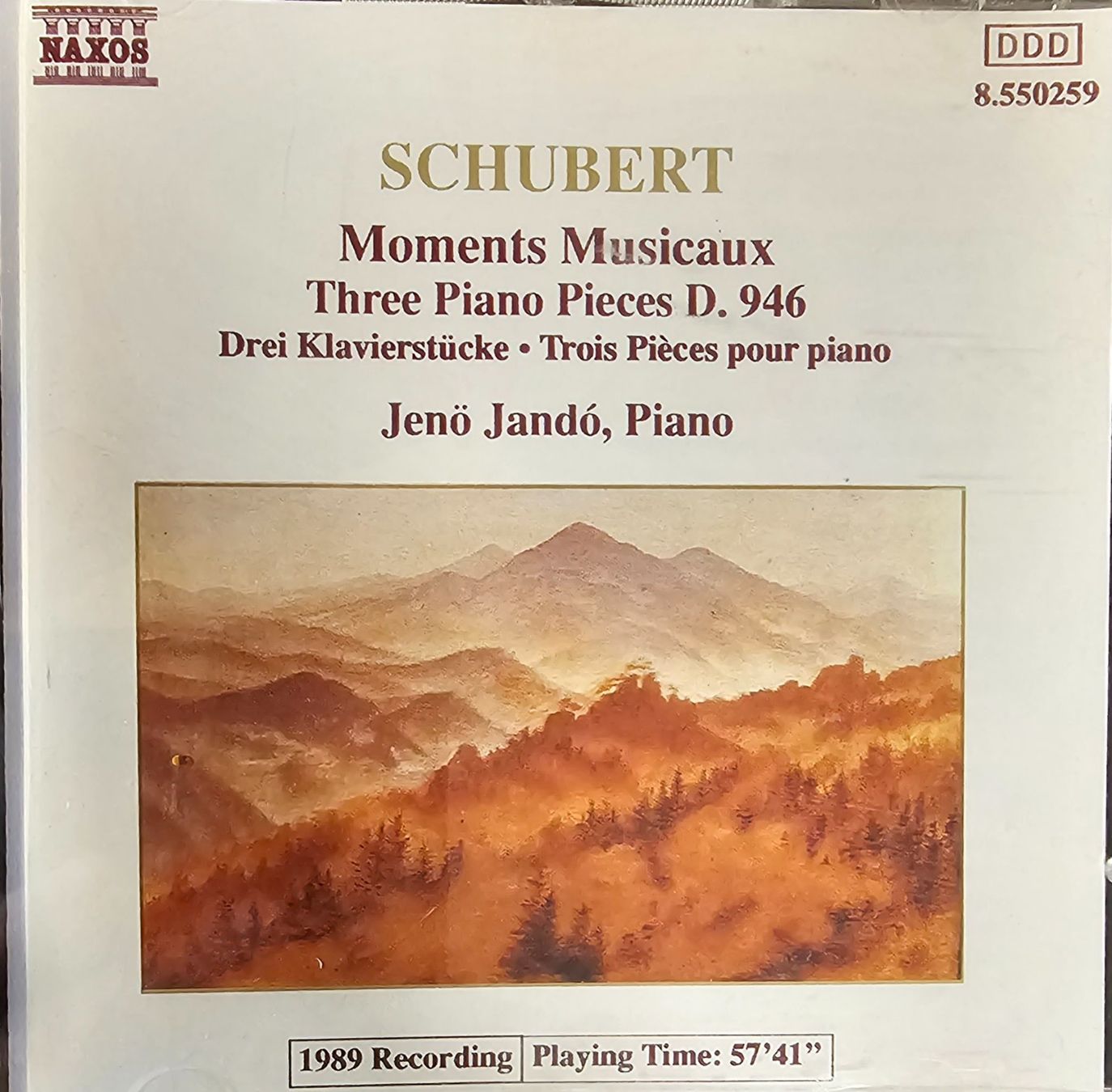 CD: Schubert - Moments Musicaux – Usato da Wahlen b. Laufen venduto da Cg10