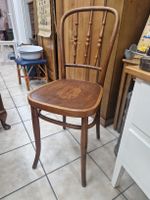 Stuhl J. & J. Kohn Wien Holz dunkel gebrauchter Zustand