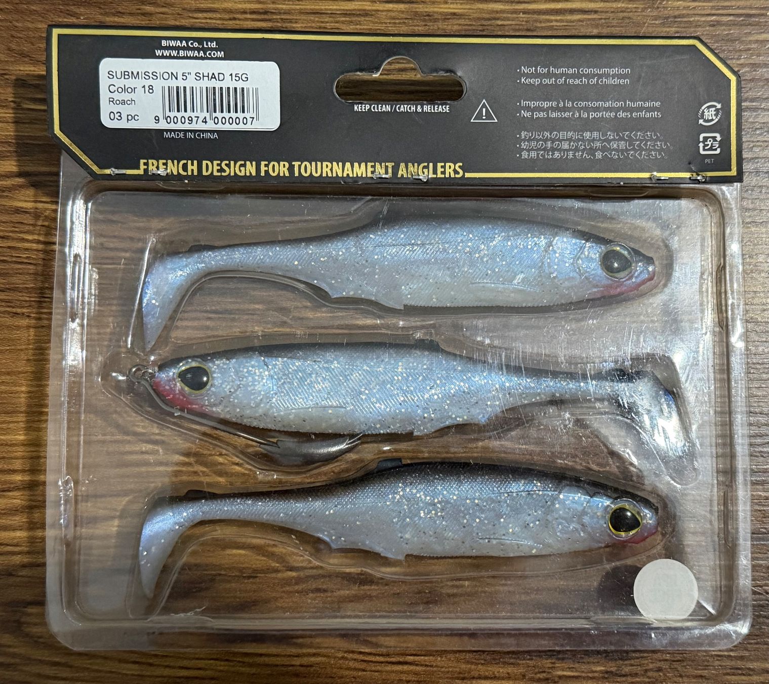 Esche: Biwaa SubMission Shad - 13 cm, 15 gr – Nuovo e nell'imballaggio originale da Widnau venduto da Fishingtackle_Oggy 1