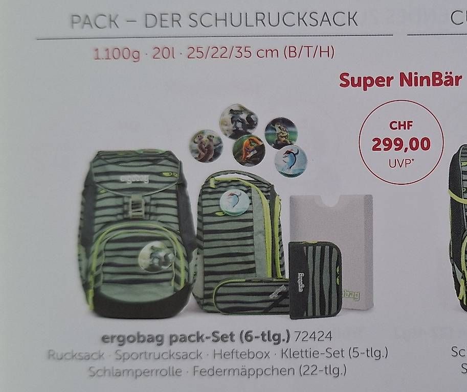Ergobag Borse & Zaini: Ergobag Schulranzen – Usato da Dänikon ZH venduto da Silke05 1
