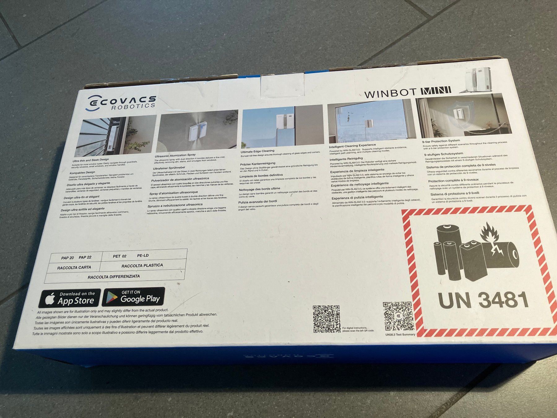 Ecovacs Altro per la casa: Ecovacs Winbot Mini Fensterputzroboter – Nuovo (secondo la descrizione) da Winznau venduto da gugi2009 9