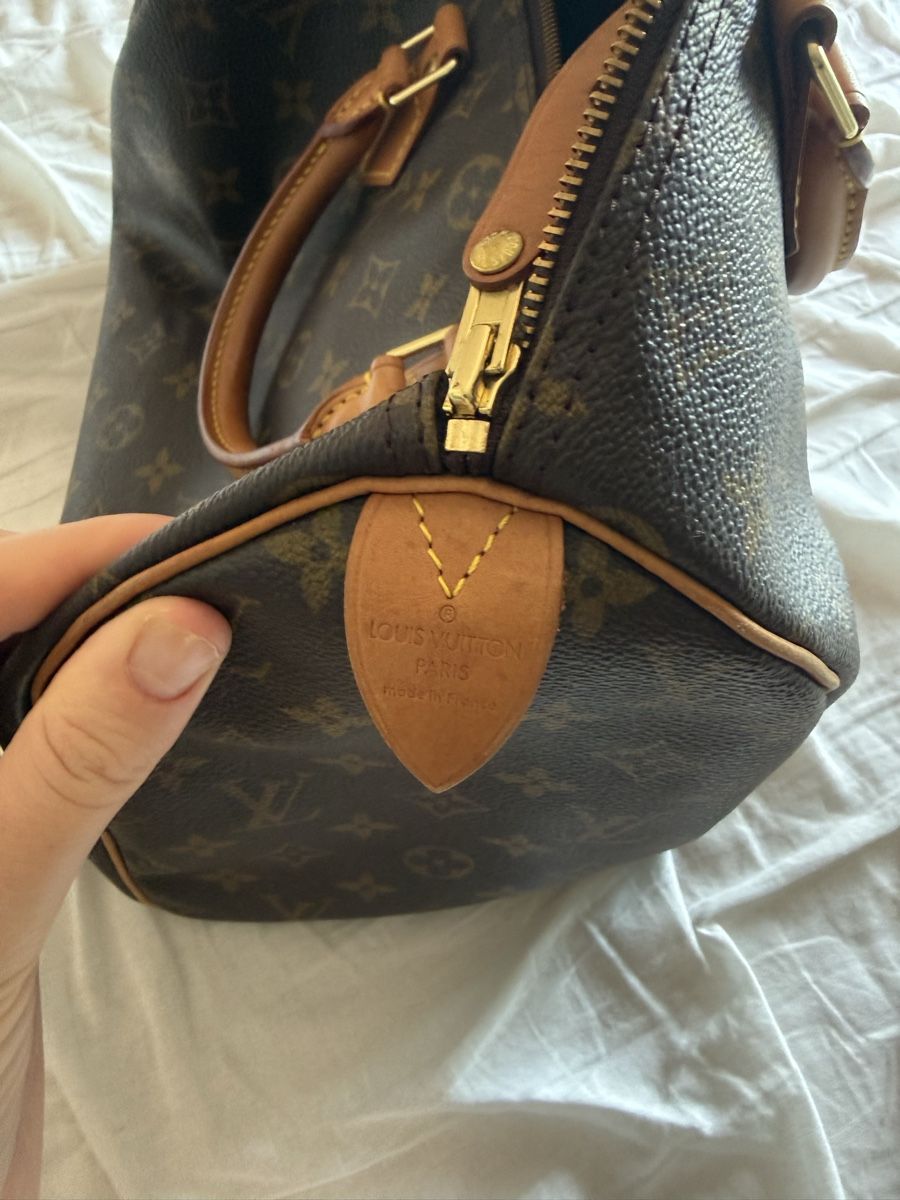 Taschen für Damen: Louis Vuitton Speedy 30 Monogram Tasche Leder – Gebraucht aus Rickenbach BL von lua_xzm7 4
