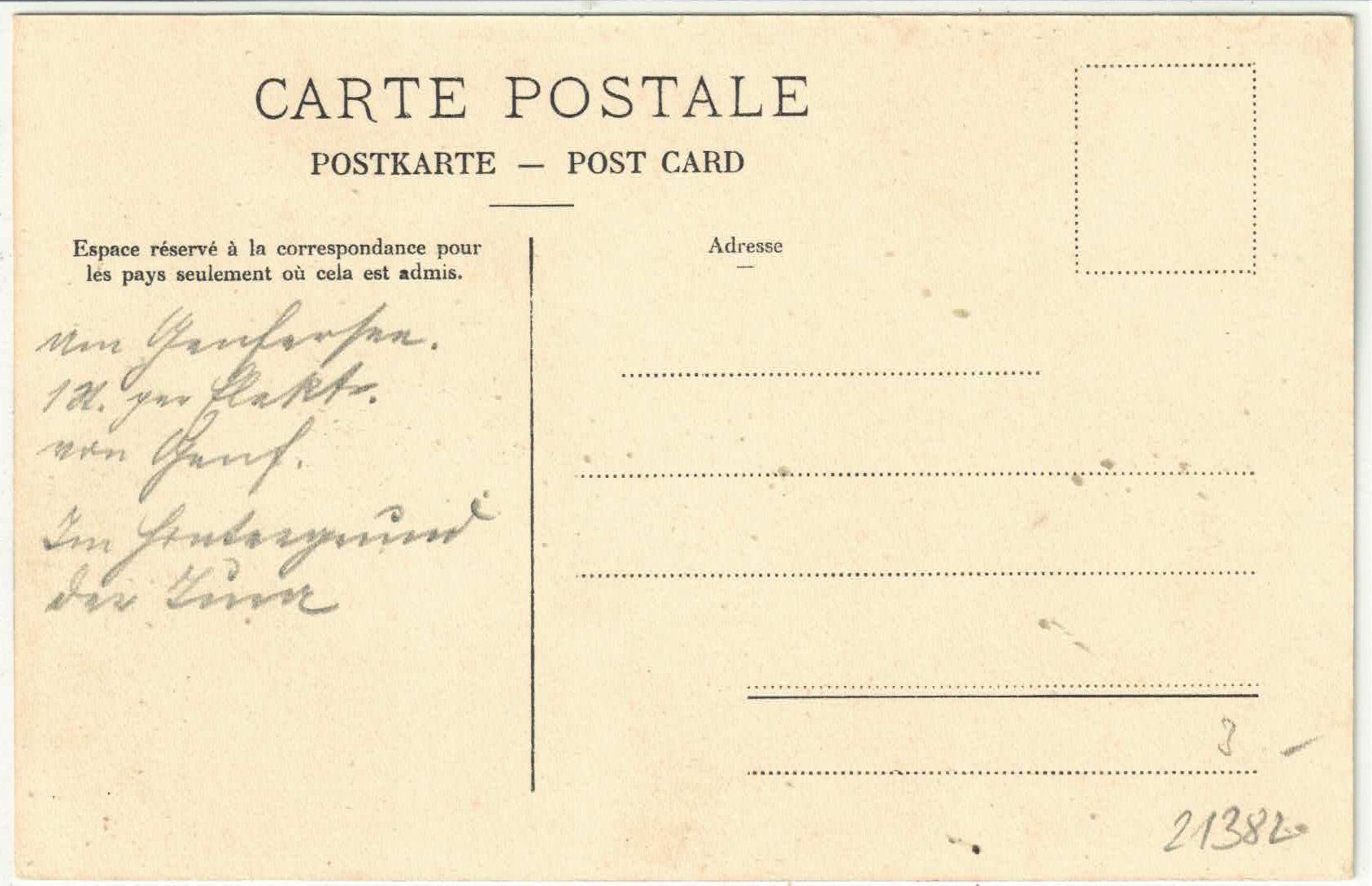 Cartoline postali: Versoix - Vue generale – Usato da Ettingen venduto da Kartenplanet 1