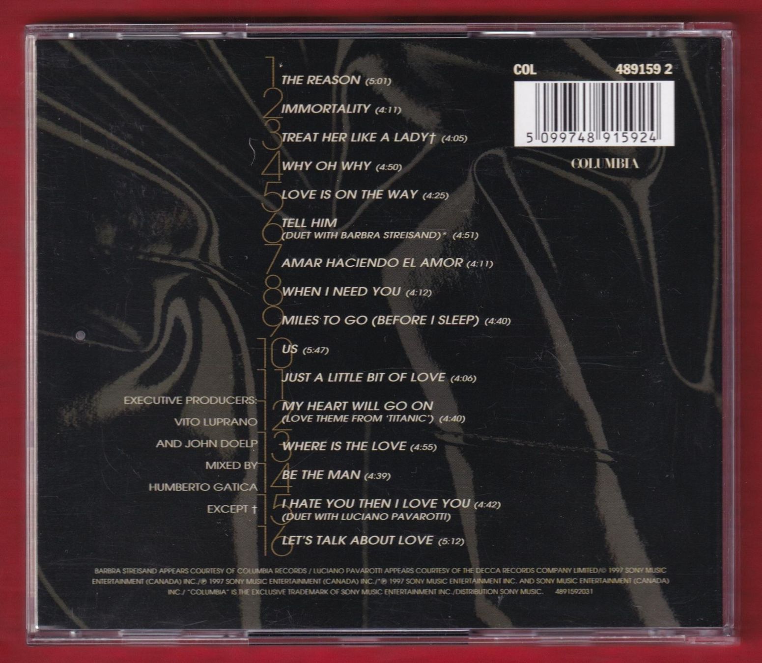 CD: Celine Dion - Let's Talk About Love (CD) – Usato da Zürich venduto da Pfluftl2000 1