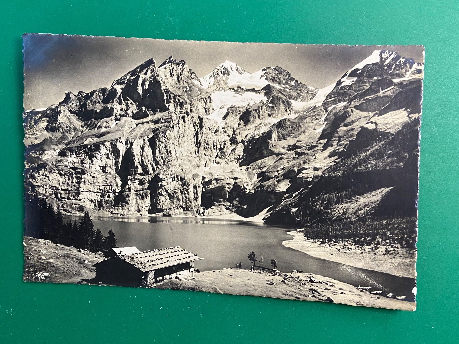 Cartoline postali: Oeschinensee mit Blümlisalp – Usato da Steg VS venduto da _vinci_