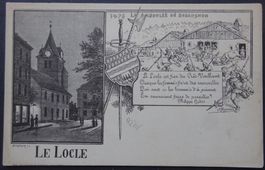 Ansichtskarte Le Locle (NE) / 1476  la Saboulée de Borgognon