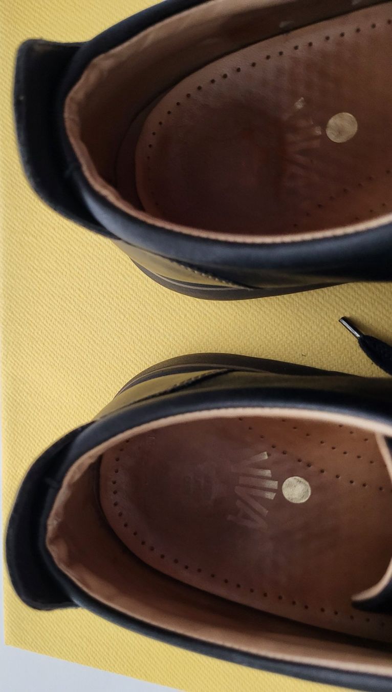 Navyboot Herrenschuhe: Halbschuhe Navyboot mit hellen Stepnähte, dunkelbraun – Gebraucht aus Eschlikon TG von Hirzliblick 4