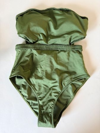 WOMEN'S SECRET, Badekleid, Grösse S, Farbe Olivgrün