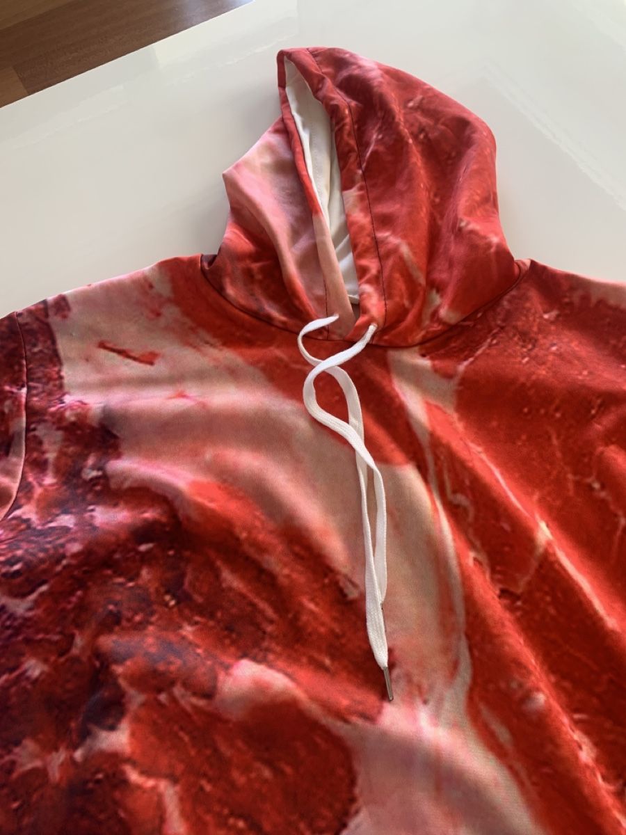 Pulls & Sweat-shirts: Red Hoodie Meat – D'occasion à Chexbres par doe_xns6 2