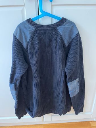 Herren Pullover in dunkelblau, Gr. L