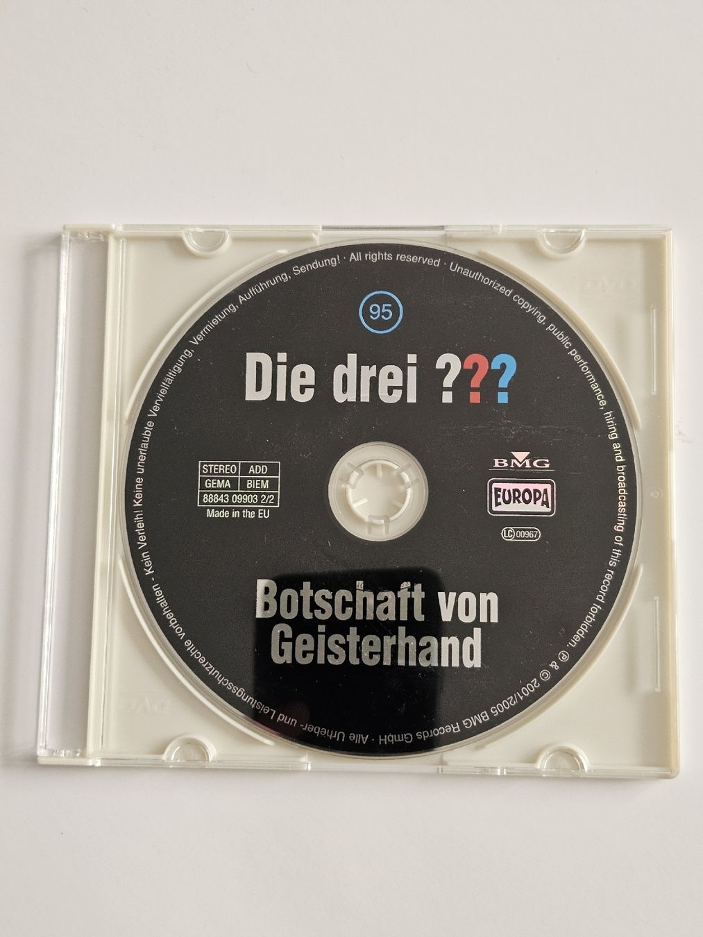 CD: Die drei ??? - Botschaft von Geisterhand (CD) – Usato da Oberdorf BL venduto da BaldenEagle