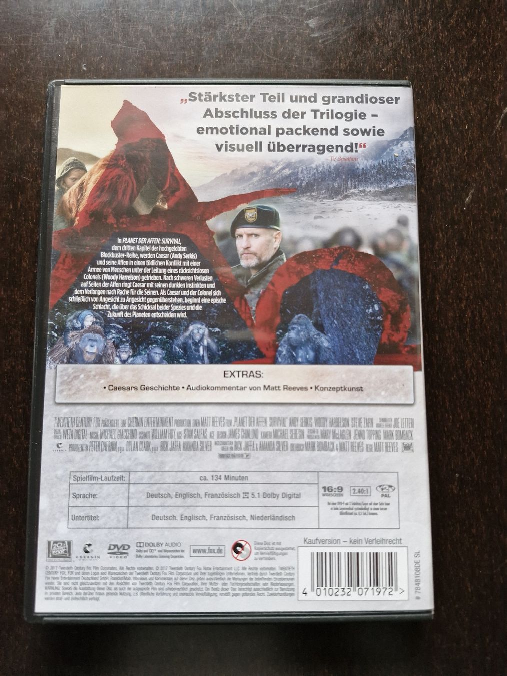 Alle DVDs: 2 DVD Planet der Affen – Gebraucht aus Disentis/Mustér von epa_862v 2