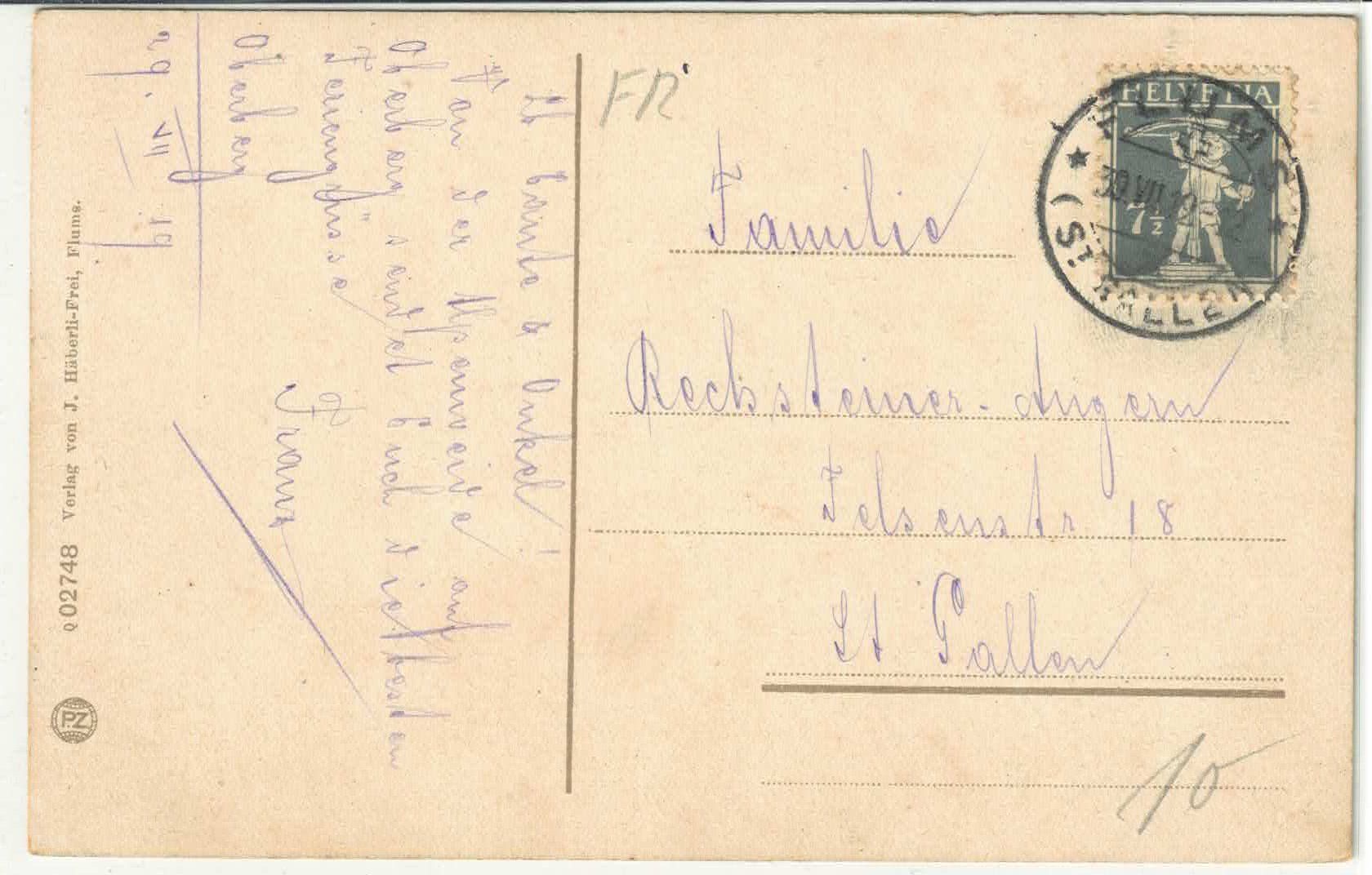 Cartoline postali: Alpenkurhaus Oberberg - Litho – Usato da Ettingen venduto da Kartenplanet 1