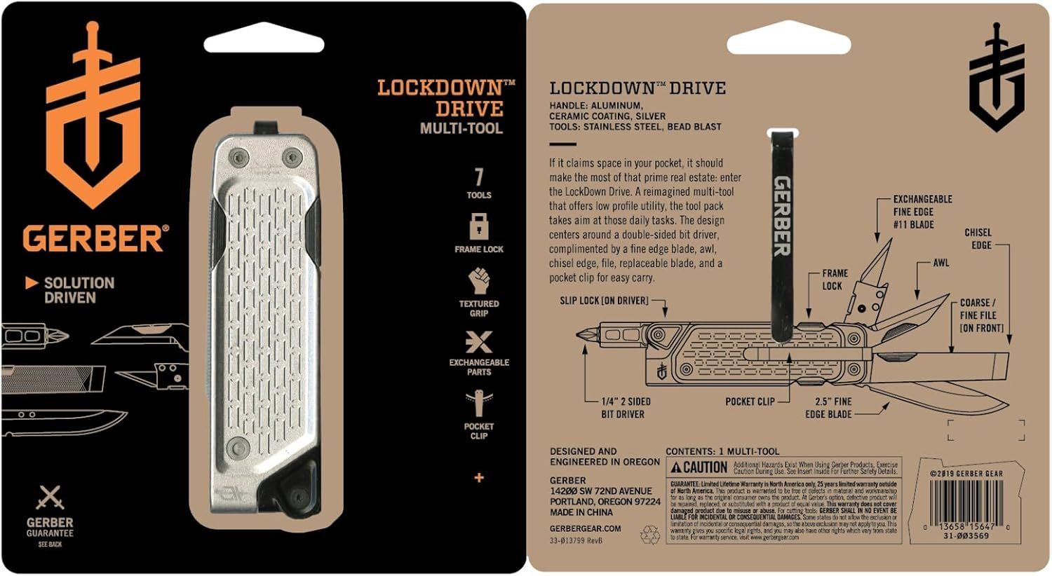 Gerber Coltelli tascabile: Gerber LockDown Drive, Silver – Nuovo e nell'imballaggio originale da Lachen SZ venduto da Alex_OFFOUT 3