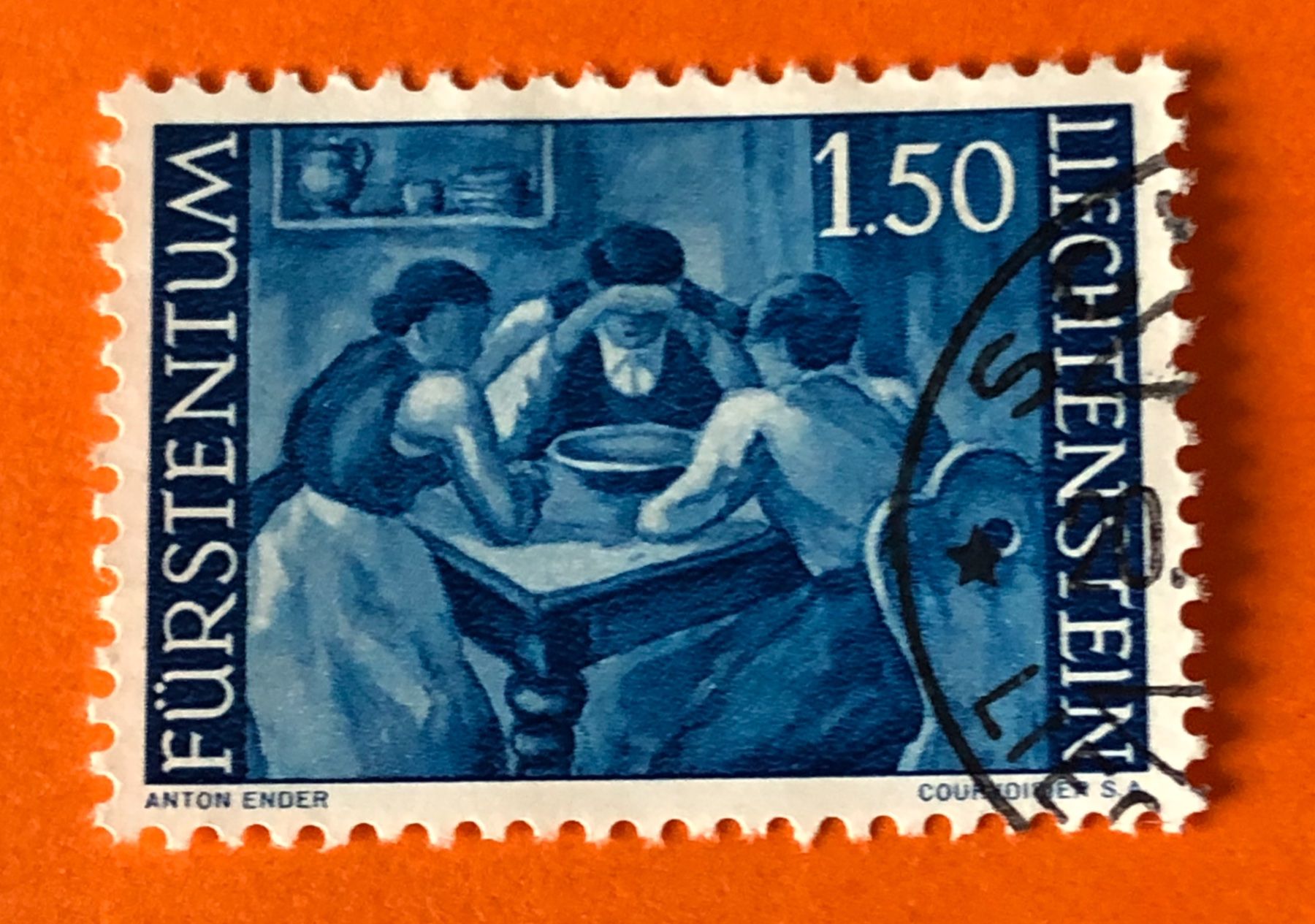 Tutti i francobolli: Briefmarken aus San Liechtenstein gestempelt – Usato da Aarau venduto da Angi-007