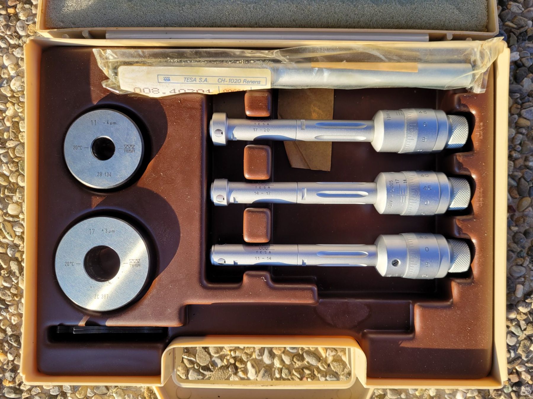 Tesa Misurare: Tesa Innenmikrometer Set 11-20 mm super Zustand – Usato da St. Silvester venduto da dan_c8f9 6