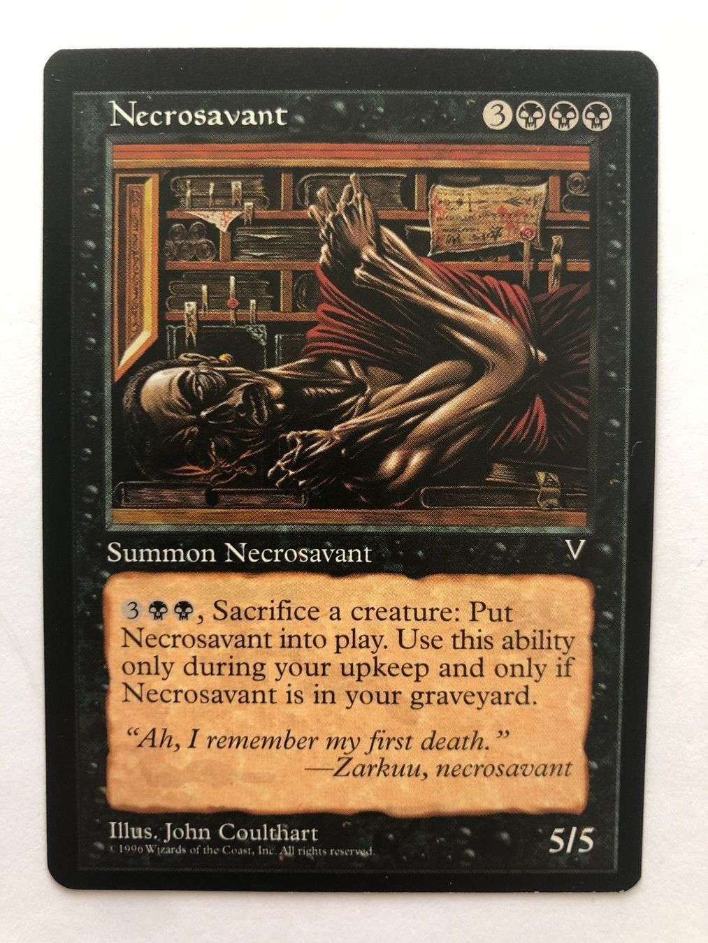 Cartoline: MTG - Necrosavant – Usato da Zürich venduto da T_H_O_M_A_S