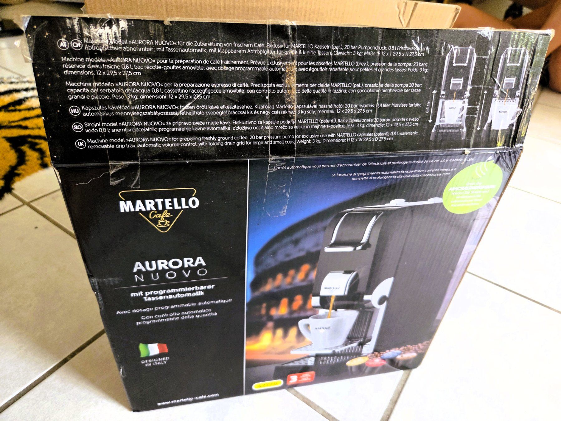 Kaffeemaschinen & Espressomaschinen: KAFFEEMASCHINE MARTELLO AURORA – Gebraucht aus Brüttisellen von Nighttrain