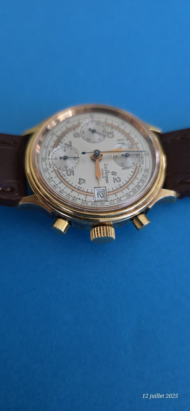 Orologi: Les Bergues  Genève Chronographe – Usato da Les Acacias venduto da watinjo 2